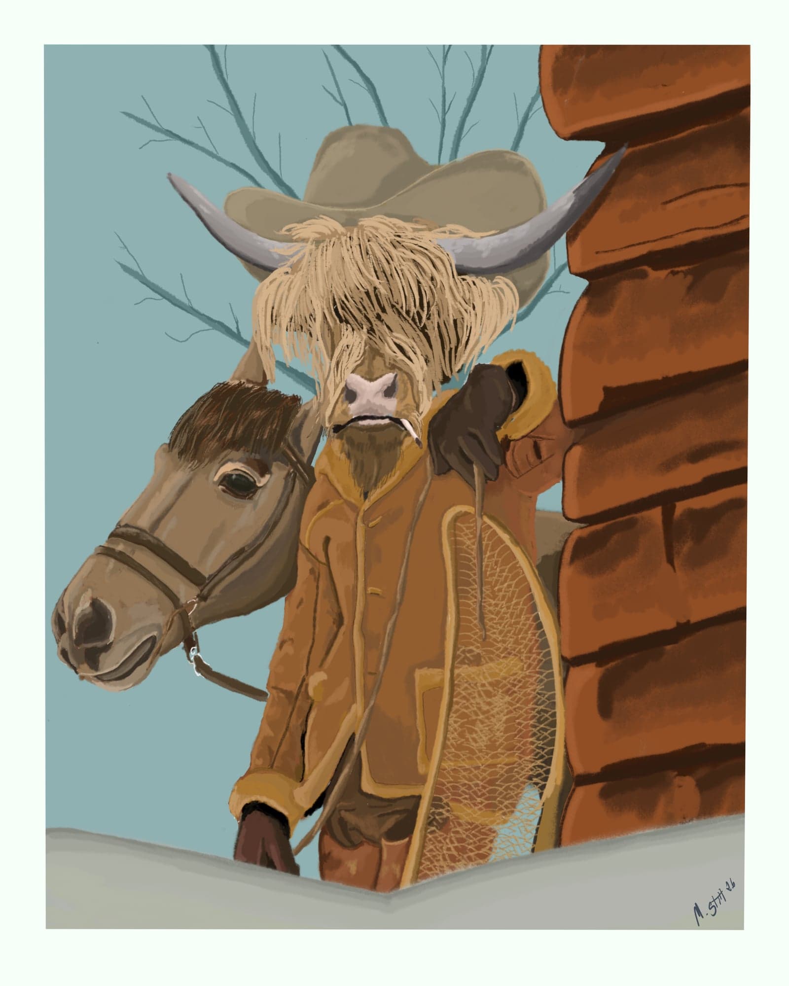 FIELD ILLUSTRATION - THE RANCHER