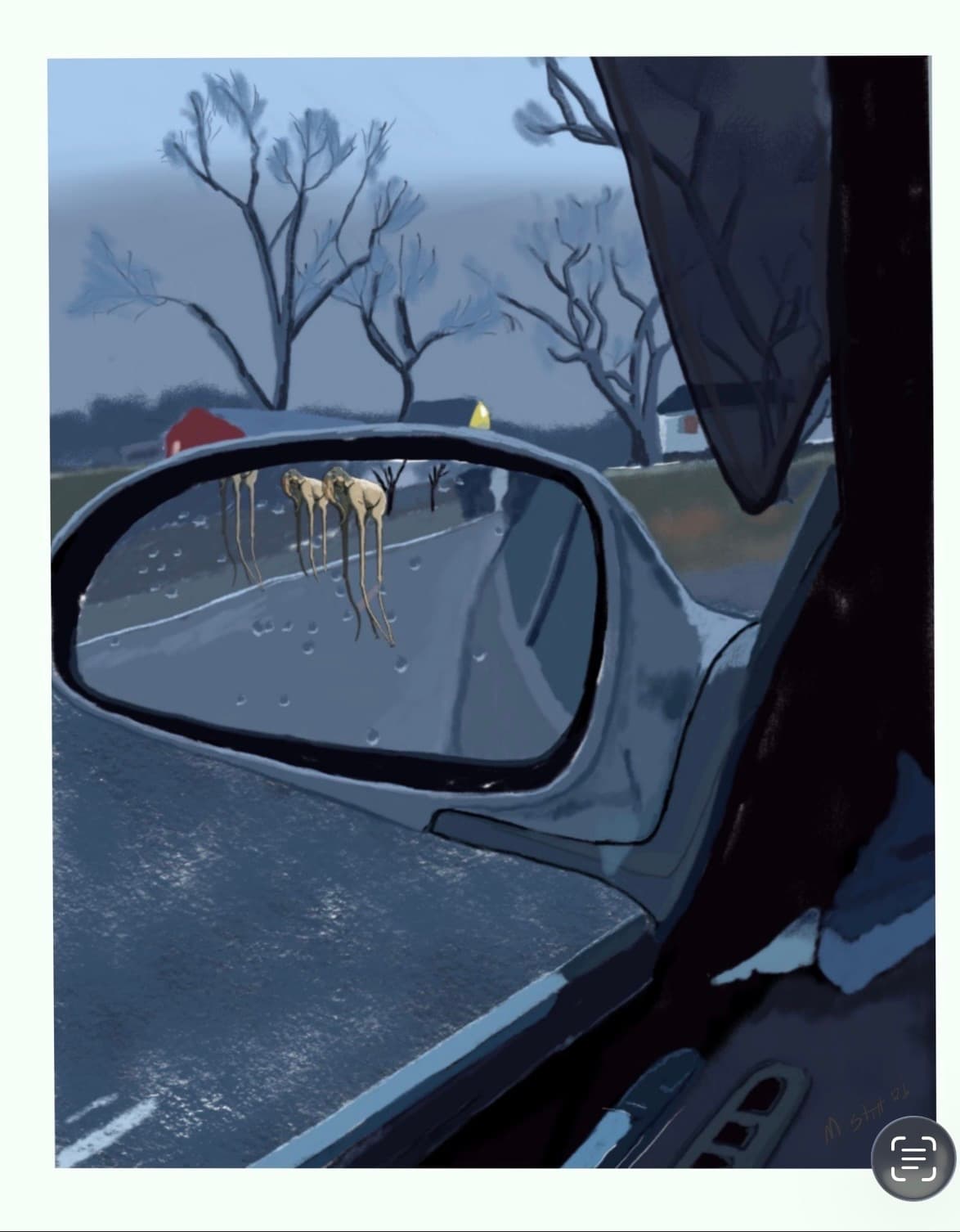 Archive Fragment // Roadside Fragment Winter Road